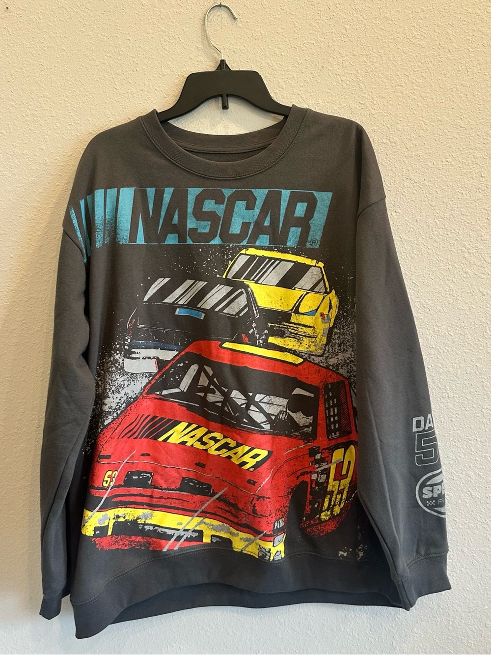 NASCAR Racing Graphic Sweatshirt XL Motorsports Pullover